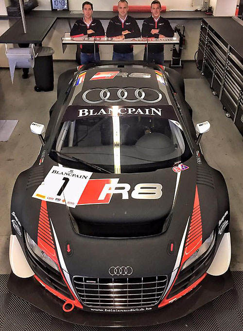 Robin Frijns Belgian Audi Club Team WRT Audi R8 LMS ultra Blancpain Sprint en Blancpain Endurance Series 2015
